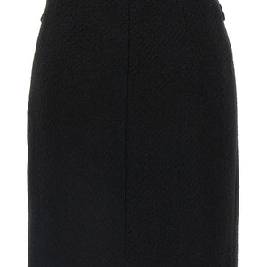 Chloé Bouclé Wool Skirt