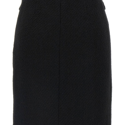 Chloé Bouclé Wool Skirt