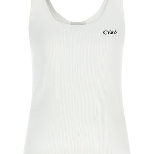 Chloé Logo Embroidery Top