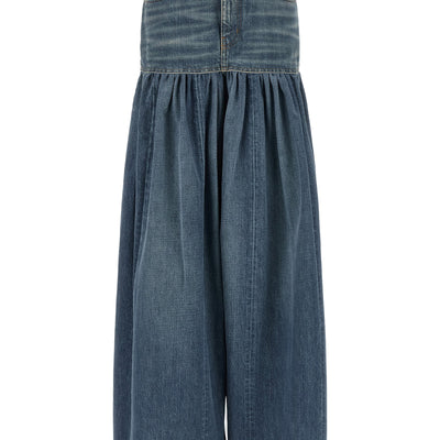 Chloé Balloon Denim Skirt