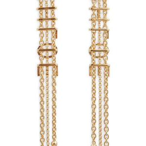 Chloé Lettering Pendant Earrings