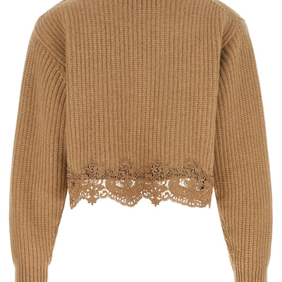 Chloé Cropped Lace Sweater