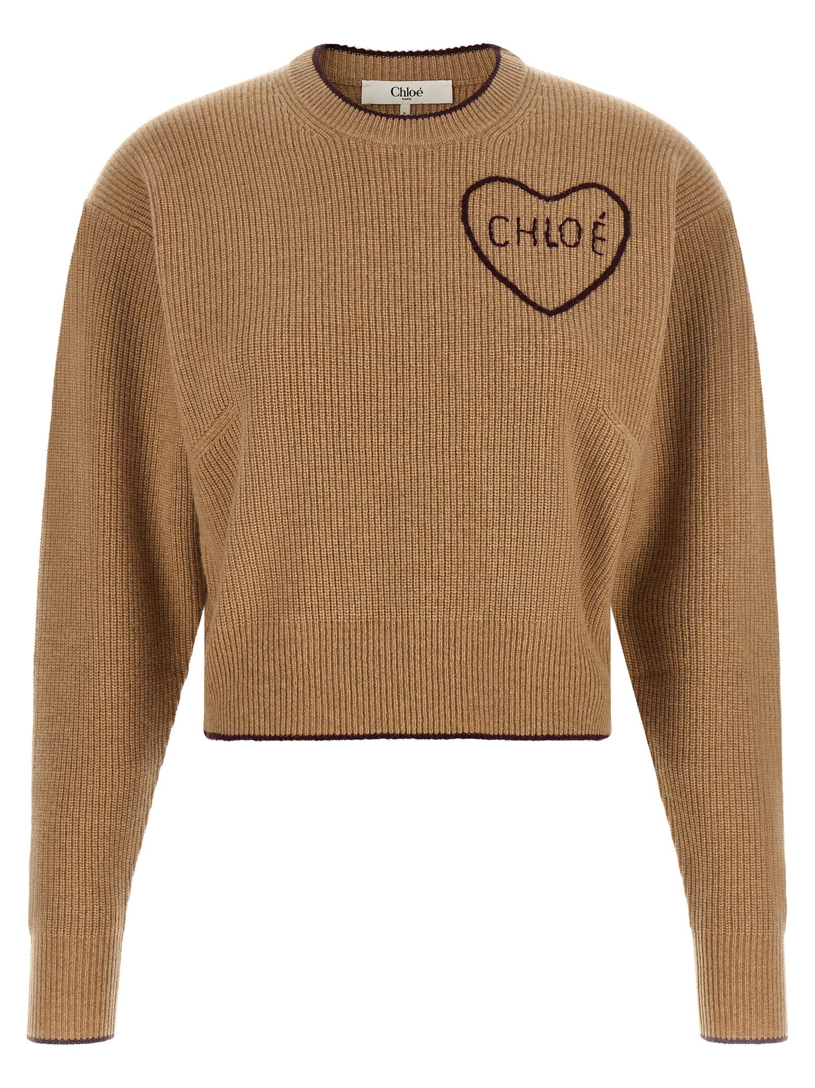 Chloé Heart Intarsia Sweater