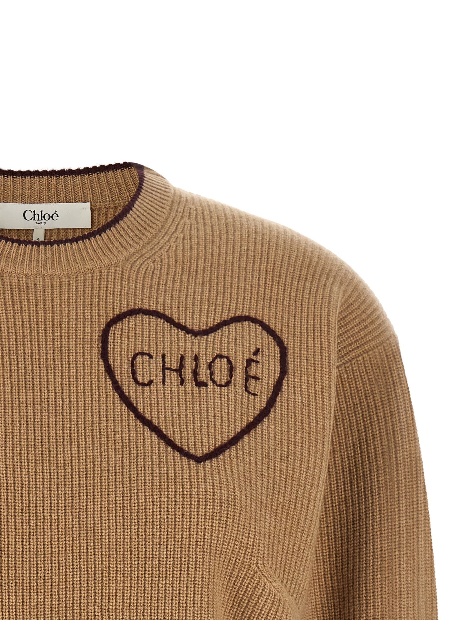 Chloé Heart Intarsia Sweater