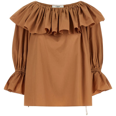 Chloé Ruffle Blouse