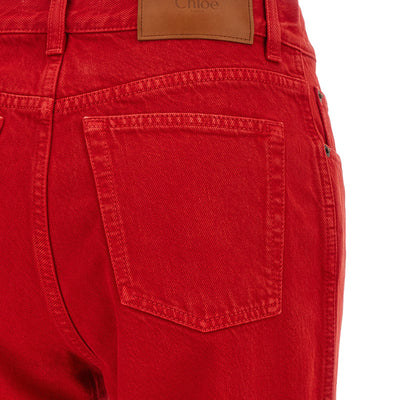 Chloé Garment-dyed Denim Jeans