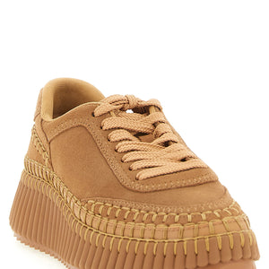 Chloé Nama Wedge Sneakers