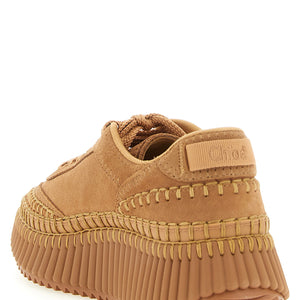 Chloé Nama Wedge Sneakers