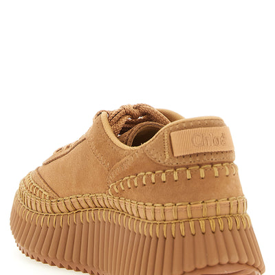 Chloé Nama Wedge Sneakers
