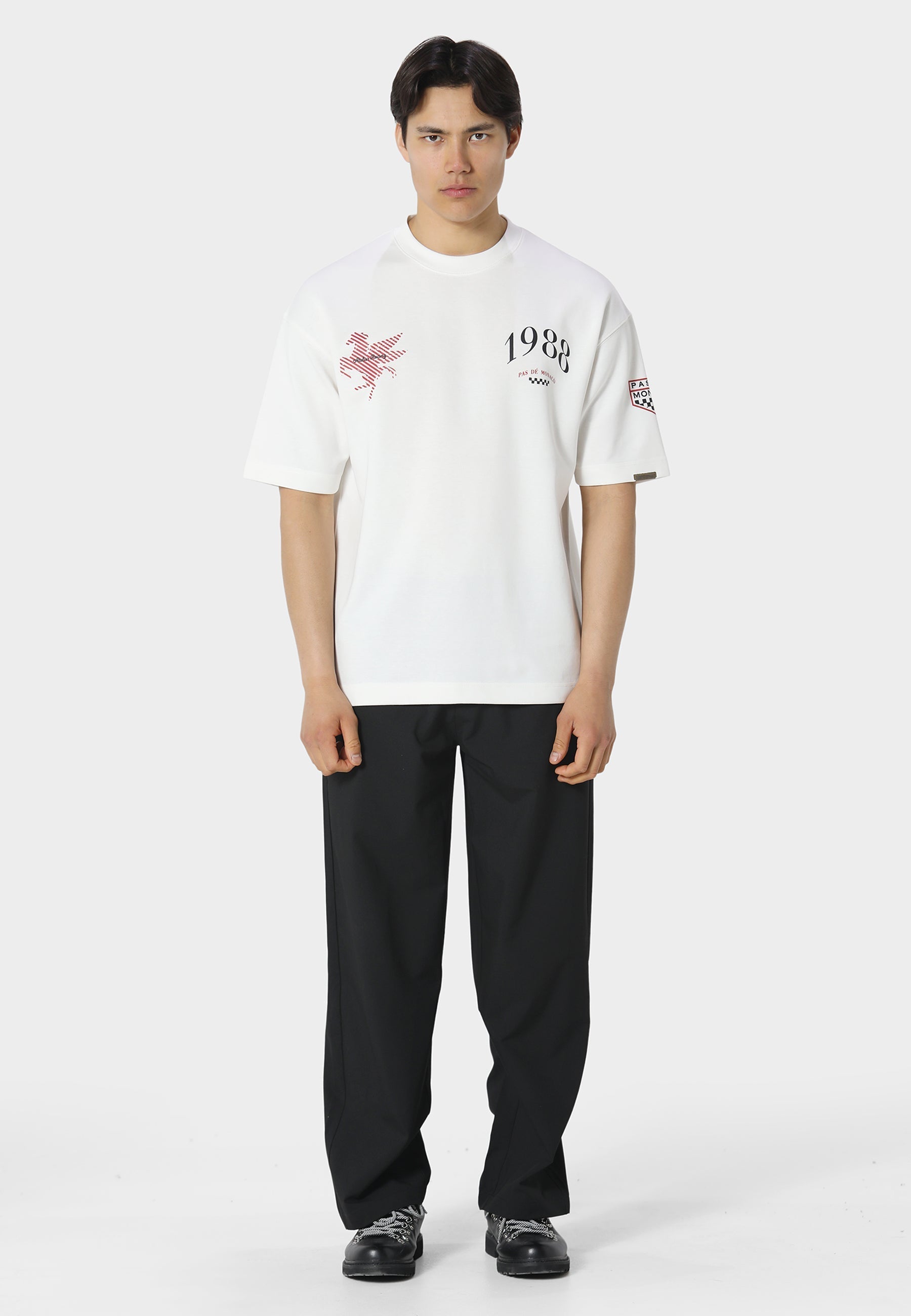 Pas De Monaco Circuit '88 V2 Off White T-Shirt
