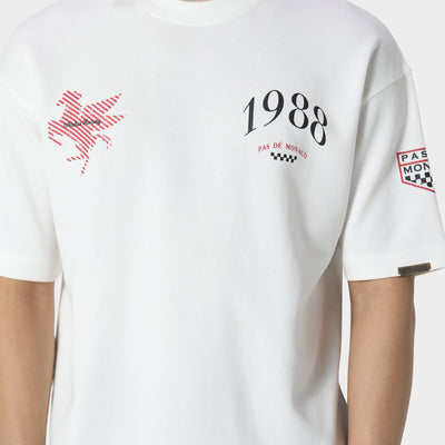 Pas De Monaco Circuit '88 V2 Off White T-Shirt