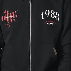 Pas De Monaco Circuit Black Hoodie