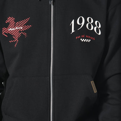 Pas De Monaco Circuit Black Hoodie