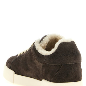 Dolce & Gabbana Shearling Low.top Sneakers
