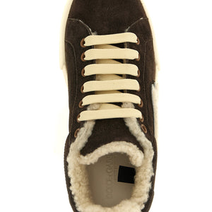Dolce & Gabbana Shearling Low.top Sneakers