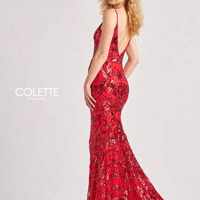Colette by Daphne 8685 Long Mermaid Formal Sequin Pprom Dress