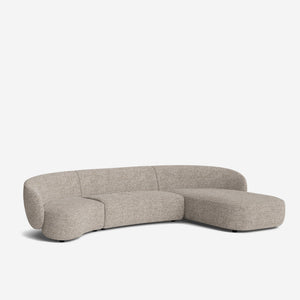 Claret Modular Chaise Sectional Sofa