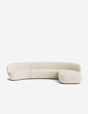 Ivory Modern Boucle