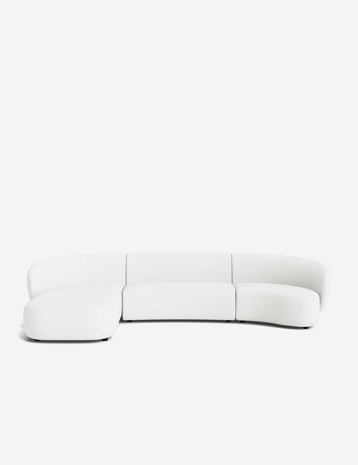 Claret Modular Chaise Sectional Sofa