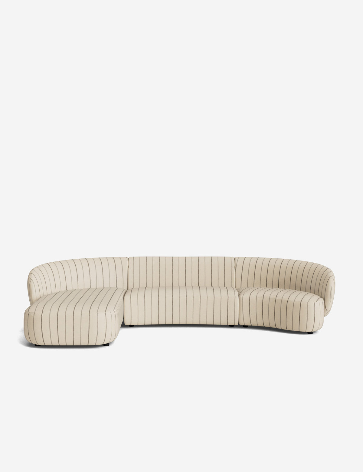 Claret Modular Chaise Sectional Sofa