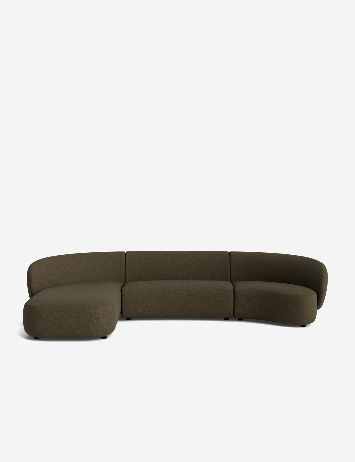 Claret Modular Chaise Sectional Sofa