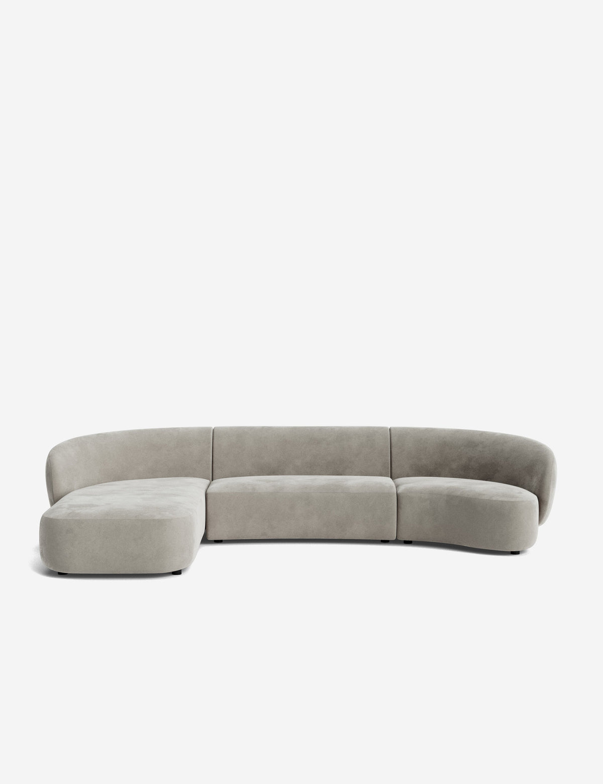 Claret Modular Chaise Sectional Sofa