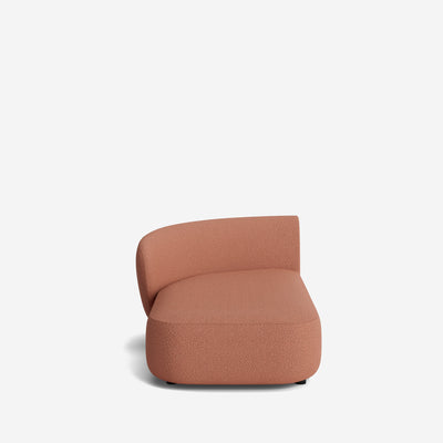 Claret Modular Left Chaise
