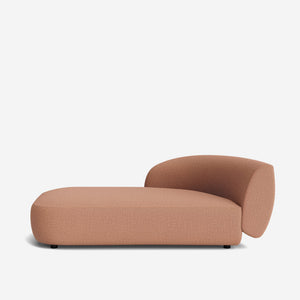 Claret Modular Left Chaise