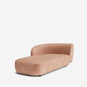 Claret Modular Left Chaise