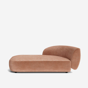 Claret Modular Left Chaise
