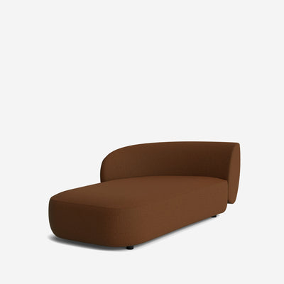 Claret Modular Left Chaise