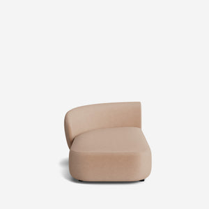 Claret Modular Left Chaise