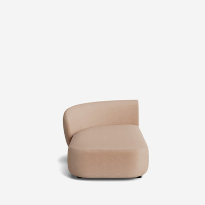 Claret Modular Left Chaise