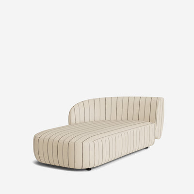 Claret Modular Left Chaise