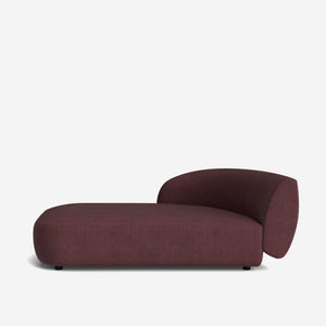 Claret Modular Left Chaise