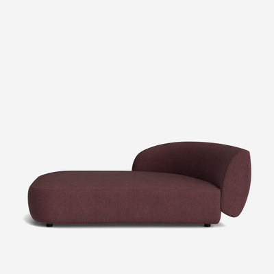 Claret Modular Left Chaise