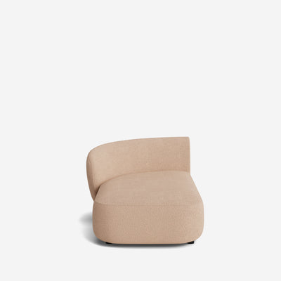Claret Modular Left Chaise