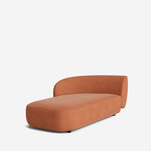 Claret Modular Left Chaise