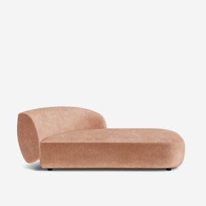 Claret Modular Right Chaise