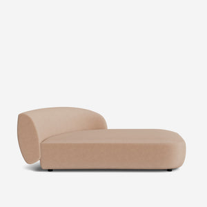 Claret Modular Right Chaise