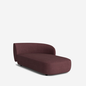 Claret Modular Right Chaise