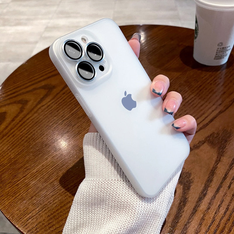 iPhone 14 Pro Max Ultra-Thin Matte Paper Back Case