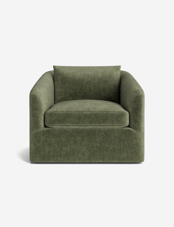 Moss Performance Striated Velvet