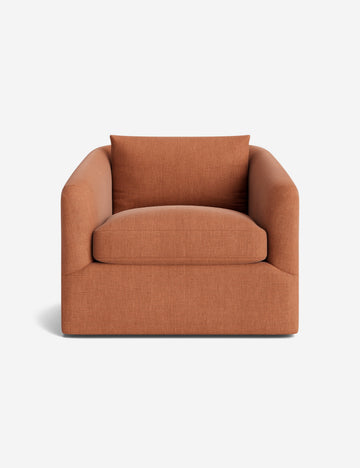 Terracotta Linen Weave