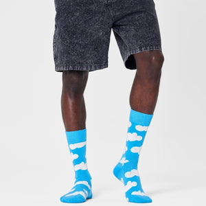 Happy Socks Unisex Cloudy Crew Length Socks for Women and Men