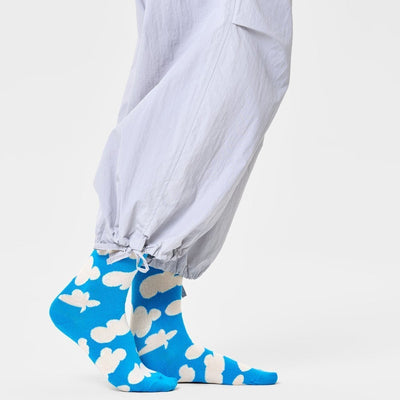 Happy Socks Unisex Cloudy Crew Length Socks for Women and Men