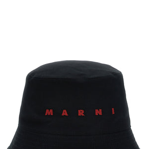 Marni Logo Embroidery Bucket Hat
