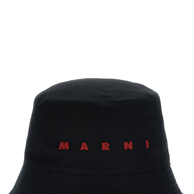 Marni Logo Embroidery Bucket Hat
