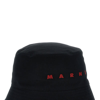 Marni Logo Embroidery Bucket Hat