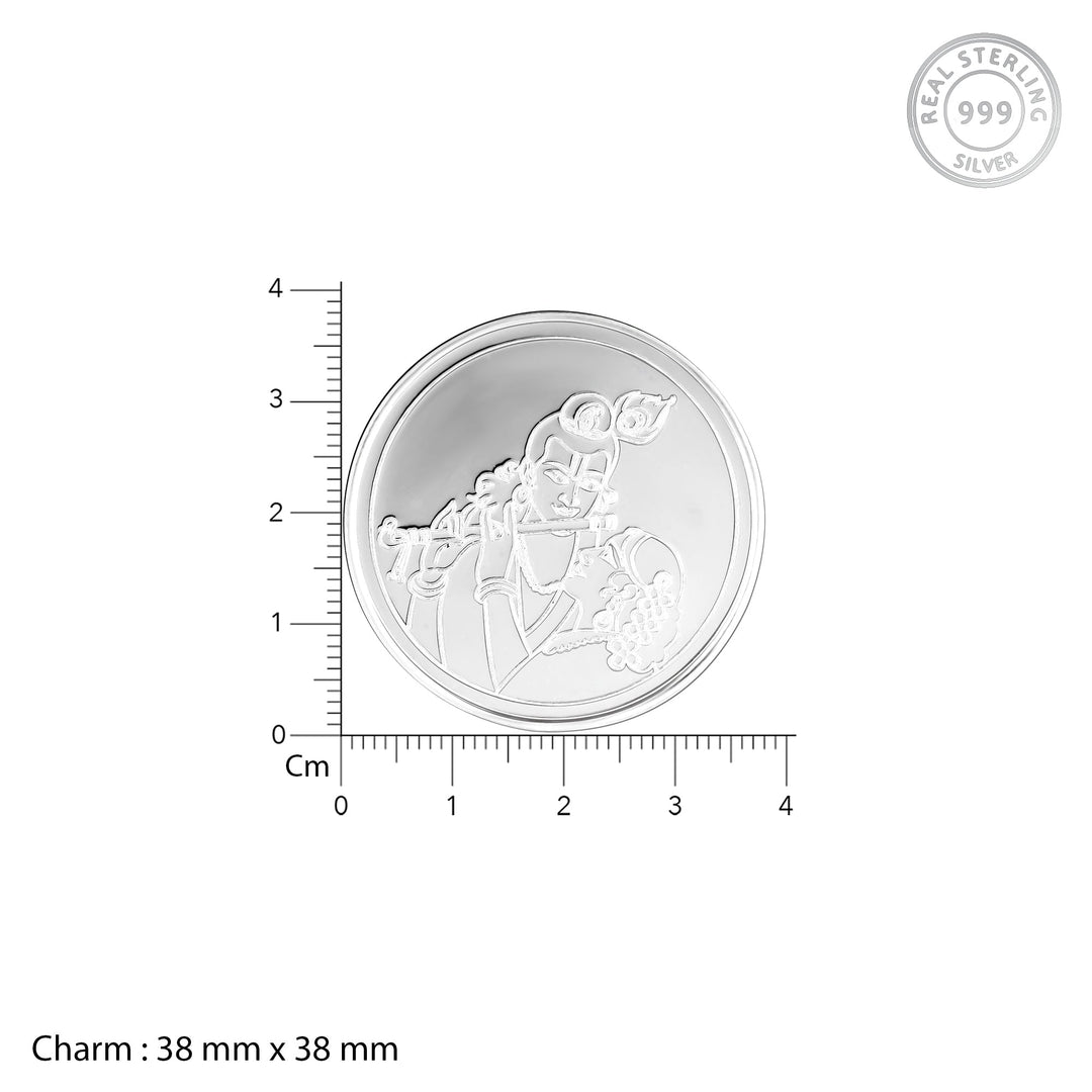 999 Silver Radha Krishna Coin- 20g